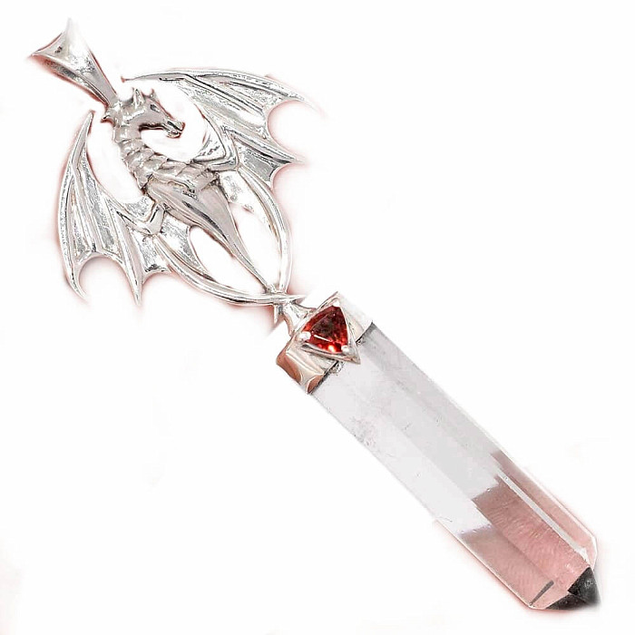 Designový přívěsek křišťál stříbro Ag 925 P2049 - 5