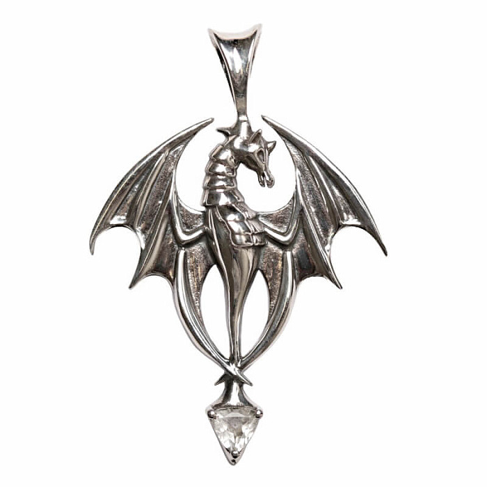 Designový přívěsek s broušeným topazem stříbro Ag 925 P98 - 3 cm