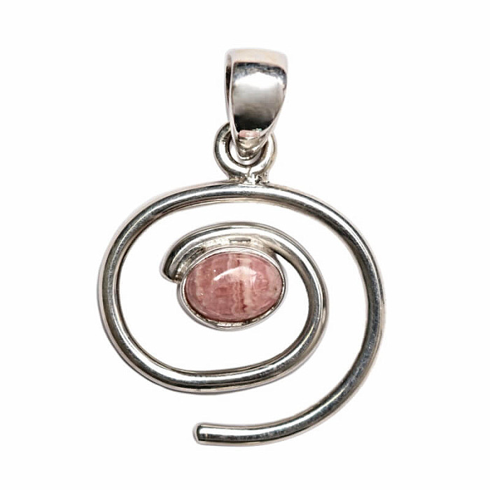 Designový přívěsek s rodochrozitem stříbro Ag 925 P477 - 1