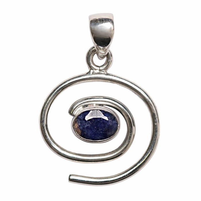 Designový přívěsek safír indický - upravený stříbro Ag 925 P491 - 1