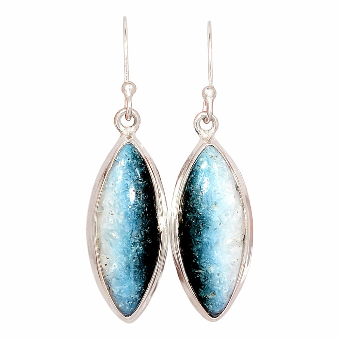 Glacierit náušnice stříbro Ag 925 E1 - 2