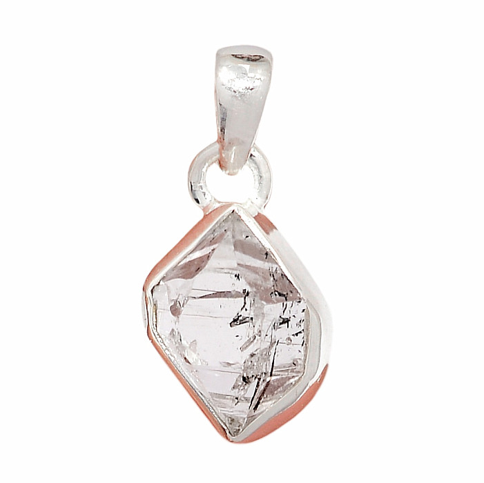 Herkimer diamant přívěsek stříbro Ag 925 P3328 - 1