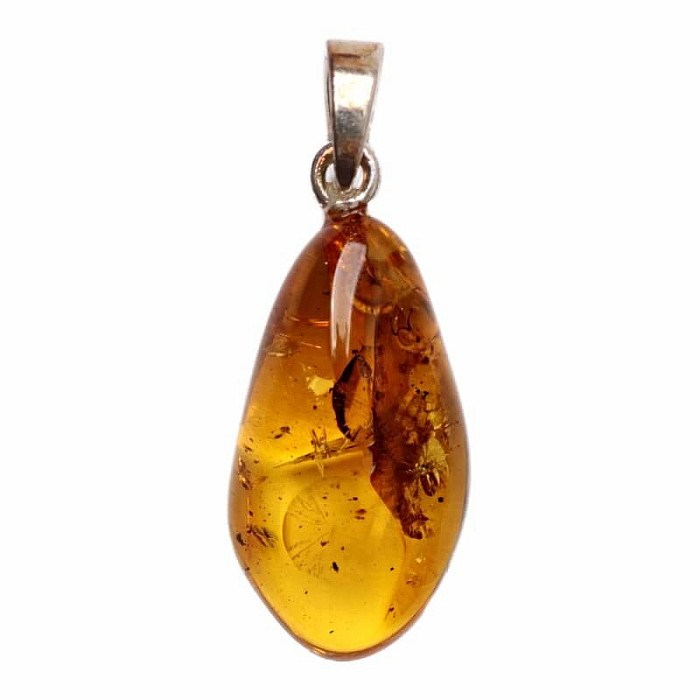 Jantar přívěsek stříbro Ag 925 č. 3 - 2