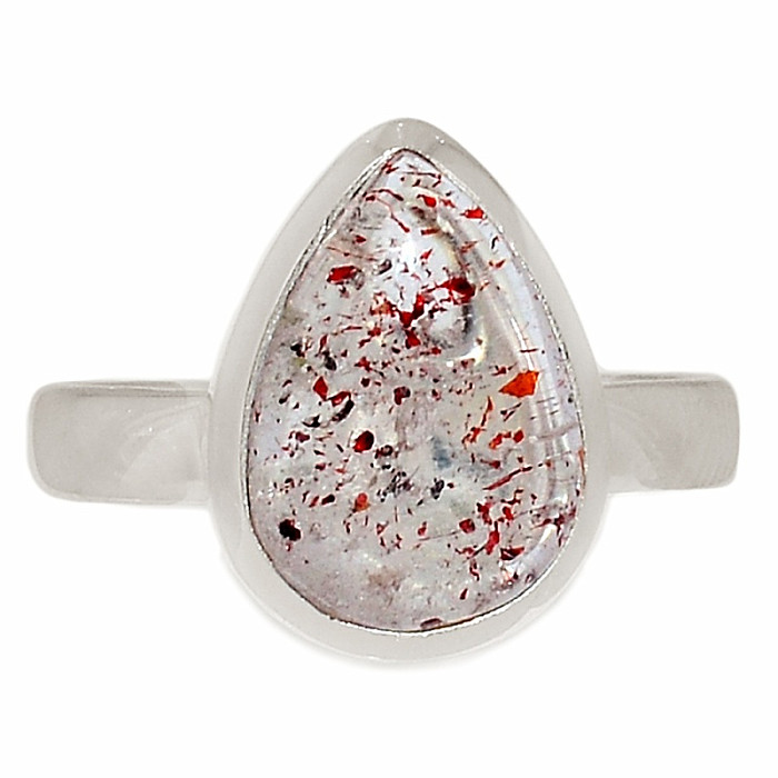 Křišťál Orire - křišťál štěstí prsten stříbro Ag 925 R375 - 57 mm (US 8)