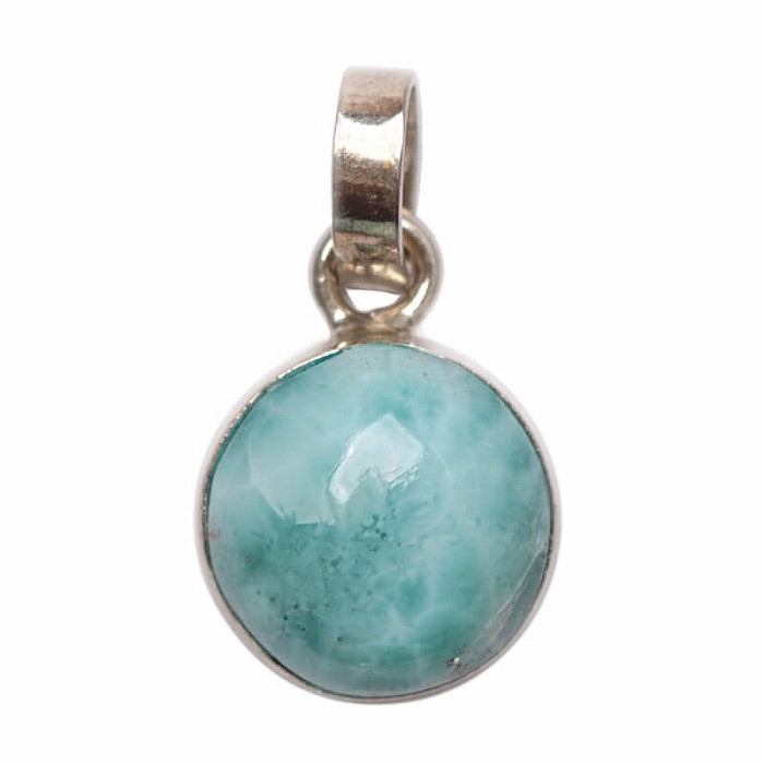 Larimar přívěsek stříbro Ag 925 č. 1 - 1 cm