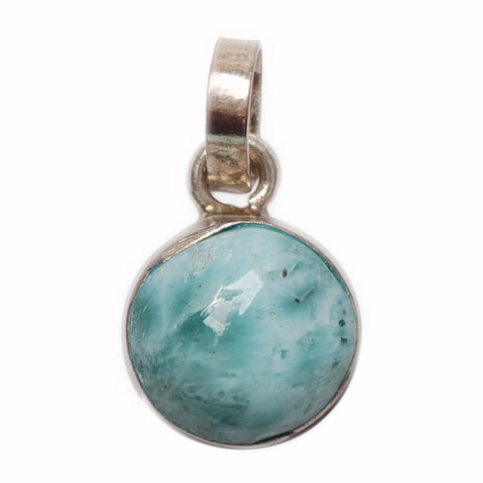 Larimar přívěsek stříbro Ag 925 č. 10 - 1 cm