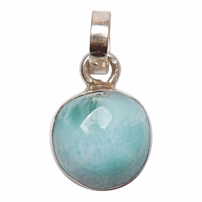 Larimar přívěsek stříbro Ag 925 č. 9 - 1 cm