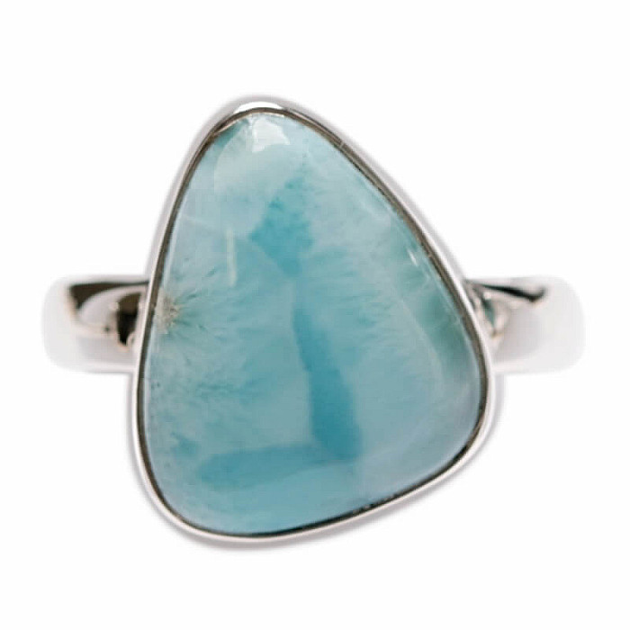 Larimar prsten stříbro Ag 925 LOT449 - 62 mm (US 10)