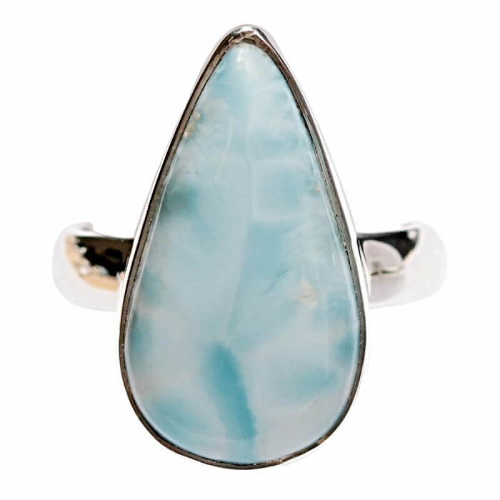 Larimar prsten stříbro Ag 925 LOT451 - 51 mm (US 5