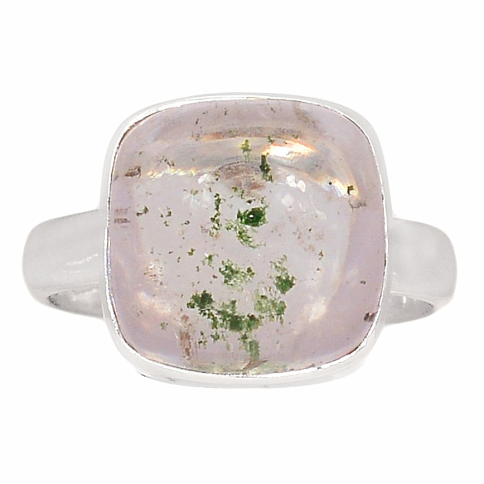 Lodolit - křišťál s inkluzemi prsten stříbro Ag 925 R1342 - 58 mm (US 8