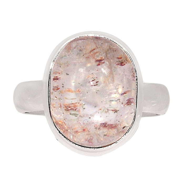 Lodolit - křišťál s inkluzemi prsten stříbro Ag 925 R1344 - 57 mm (US 8)