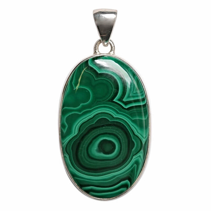 Malachit přívěsek stříbro Ag 925 P53 - 3