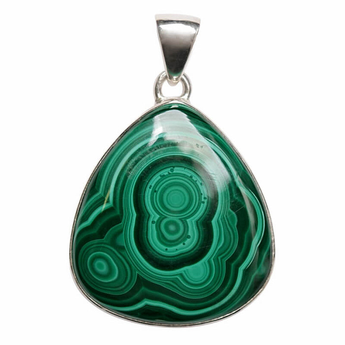 Malachit přívěsek stříbro Ag 925 P54 - 2