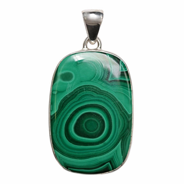 Malachit přívěsek stříbro Ag 925 P55 - 3