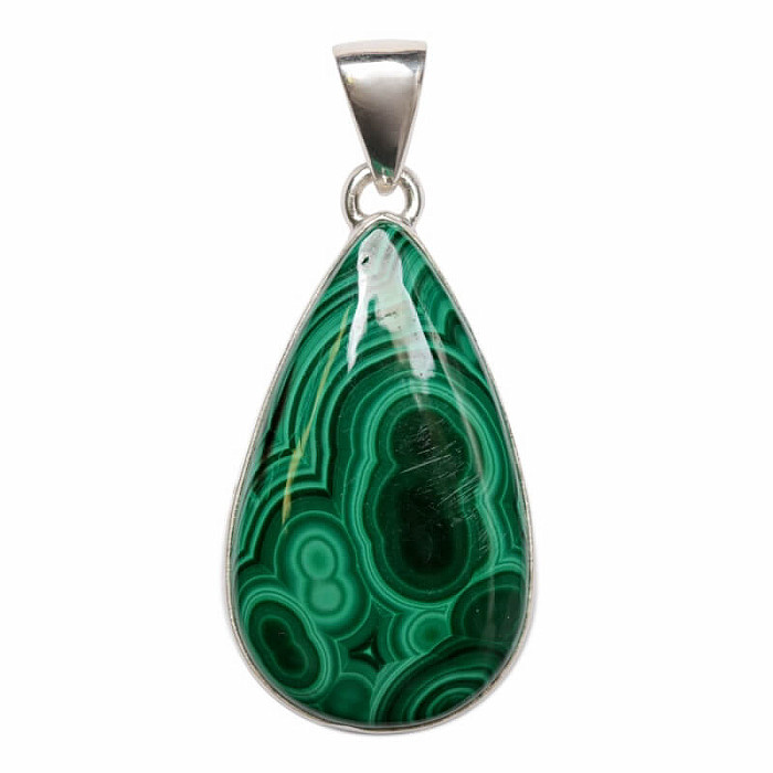Malachit přívěsek stříbro Ag 925 P56 - 3