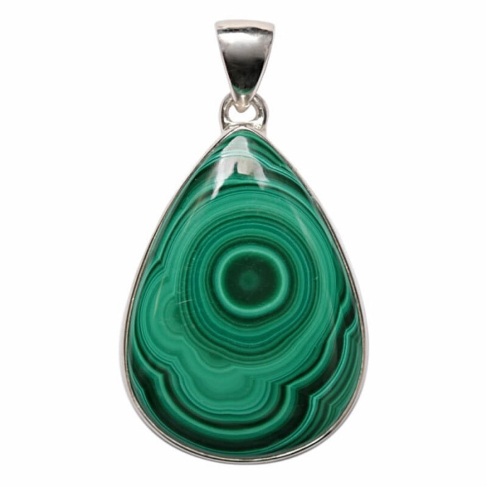 Malachit přívěsek stříbro Ag 925 P60 - 3