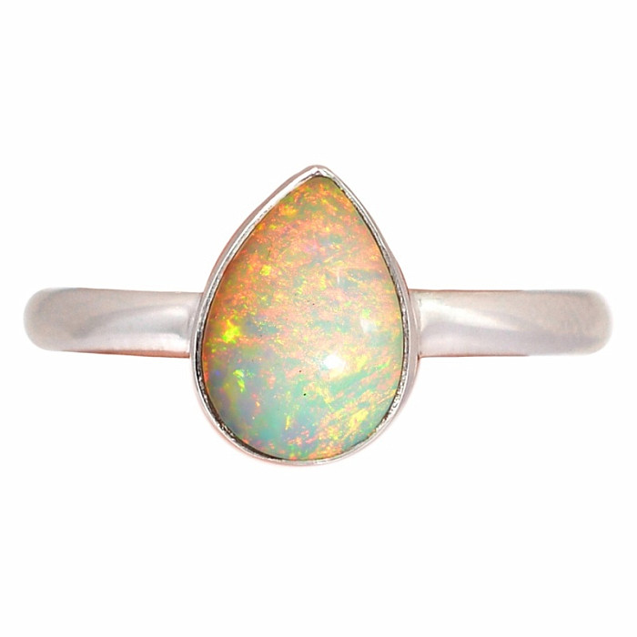 Opál etiopský prsten stříbro Ag 925 R2424 - 59 mm (US 9)