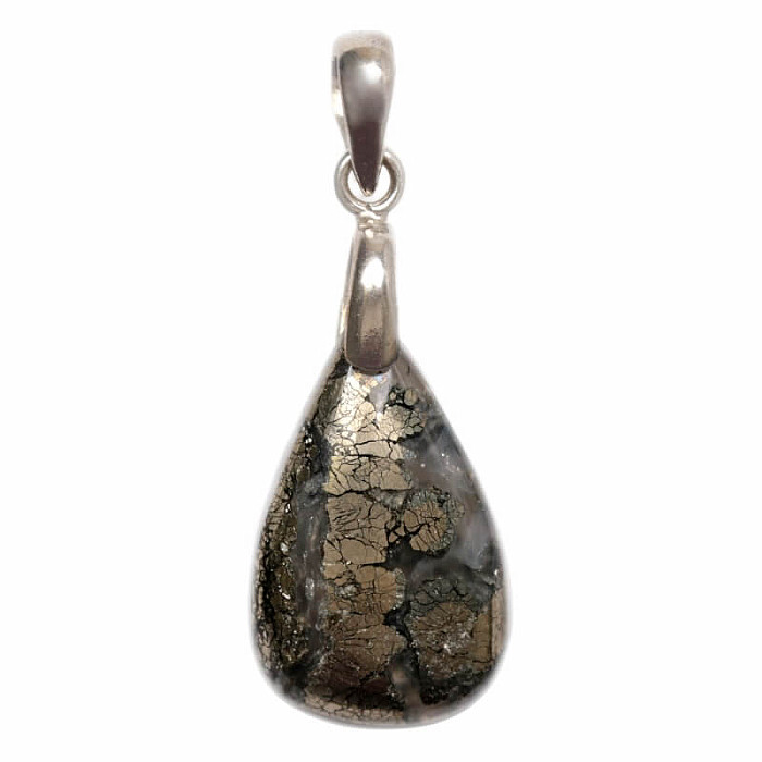 Pyrit přívěsek stříbro Ag 925 č. 2 - 2