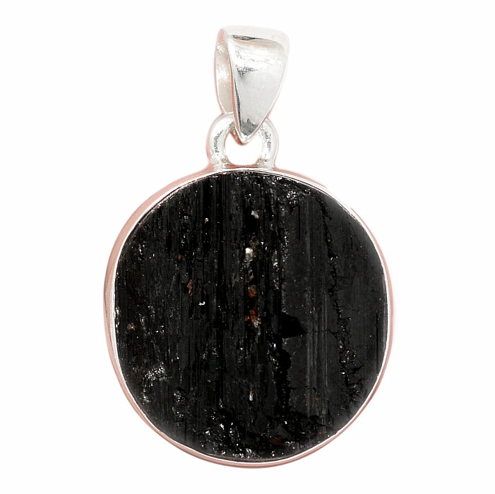 Turmalín skoryl přívěsek stříbro Ag 925 P2036 - 2