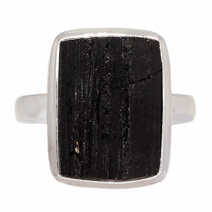 Turmalín skoryl prsten stříbro Ag 925 R1546 - 60 mm (US 9