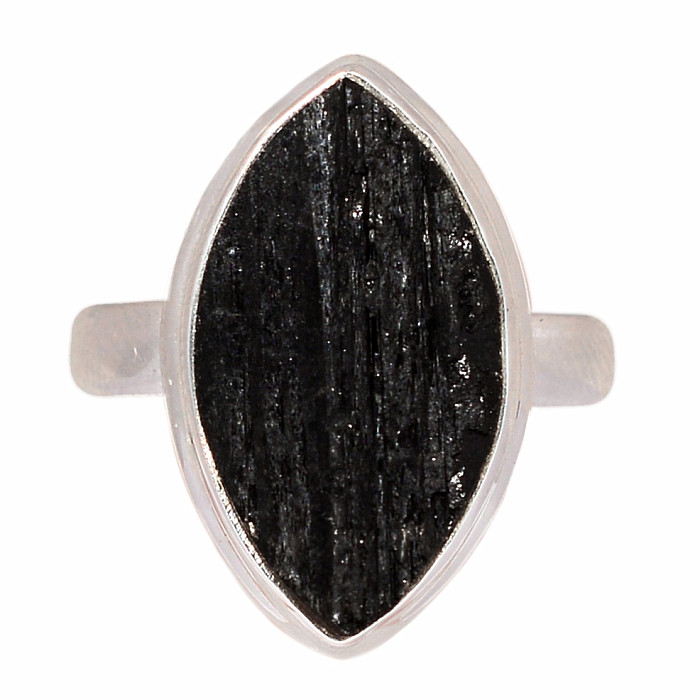 Turmalín skoryl prsten stříbro Ag 925 R1547 - 57 mm (US 8)