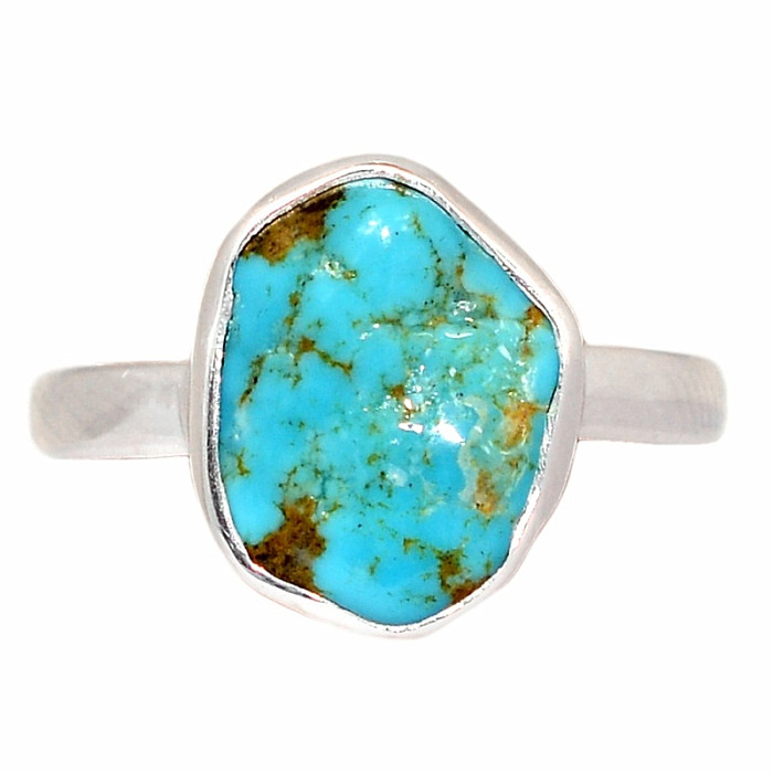 Tyrkys Kingman prsten stříbro Ag 925 R1745 - 54 mm (US 7)