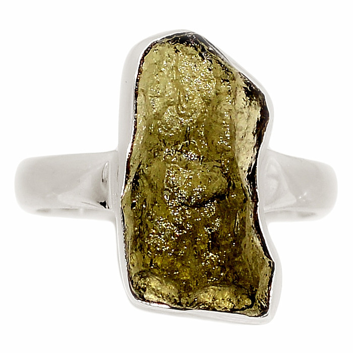 Vltavín prsten stříbro Ag 925 R437 - 53 mm (US 6