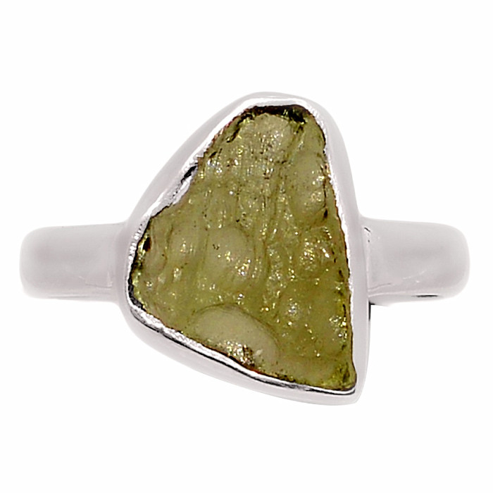 Vltavín prsten stříbro Ag 925 R578 - 50 mm (US 5