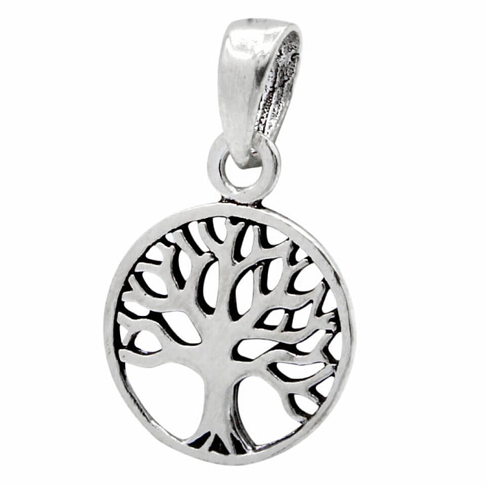 00291 Stříbrný přívěsek STROM ŽIVOTA 11 mm - 11 mm