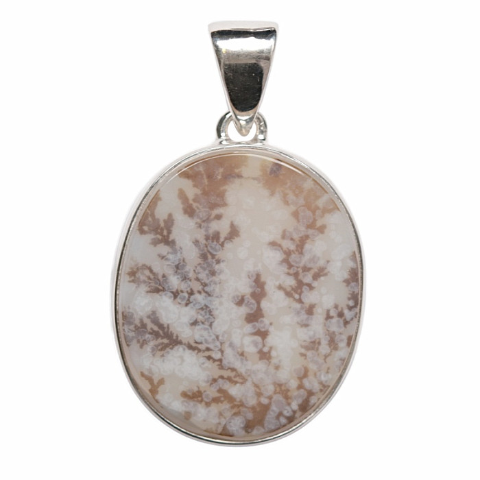 Achát dendritický přívěsek stříbro Ag 925 P3522 - 2