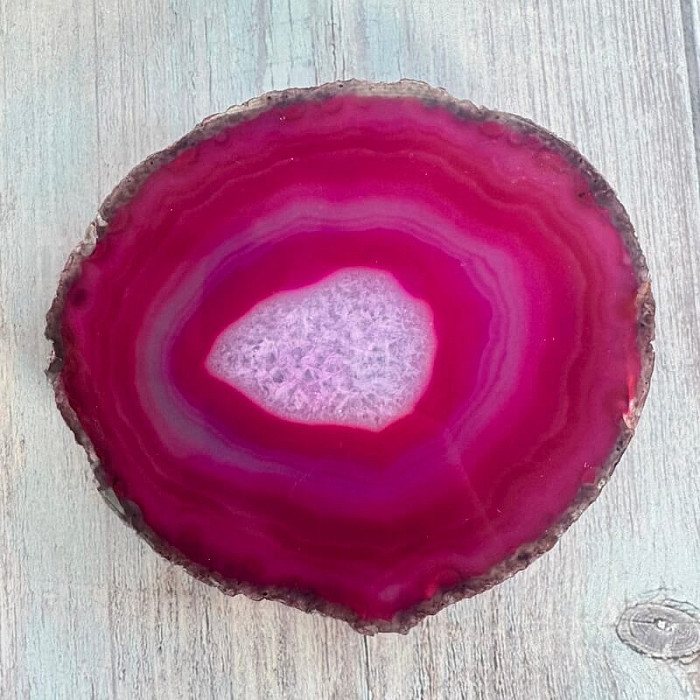 Achát leštěný plátek 29 - cca 11 x 9