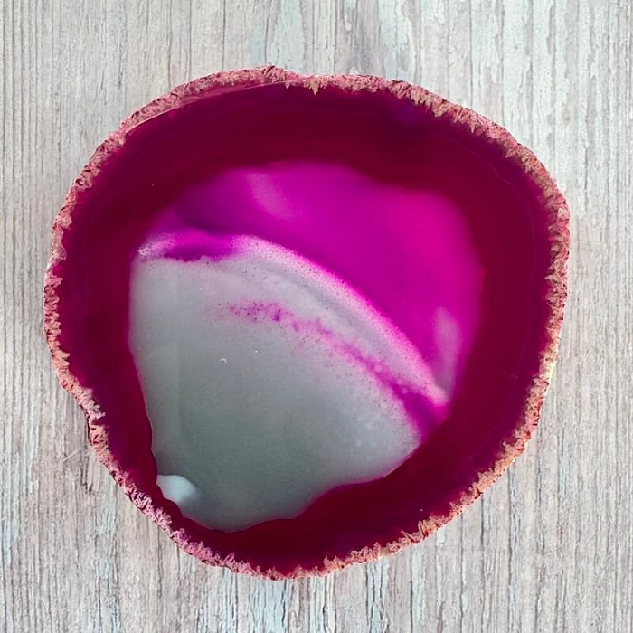 Achát leštěný plátek 39 - cca 9