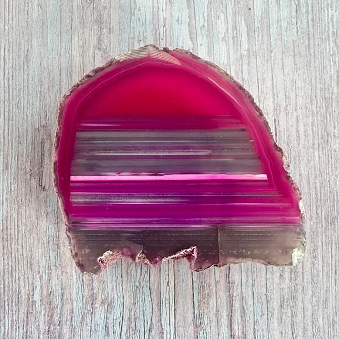 Achát leštěný plátek 41 - cca 7