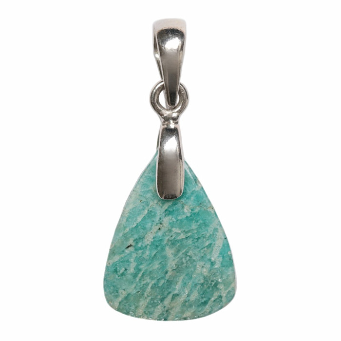 Amazonit přívěsek stříbro Ag 925 č. 5 - 2 cm