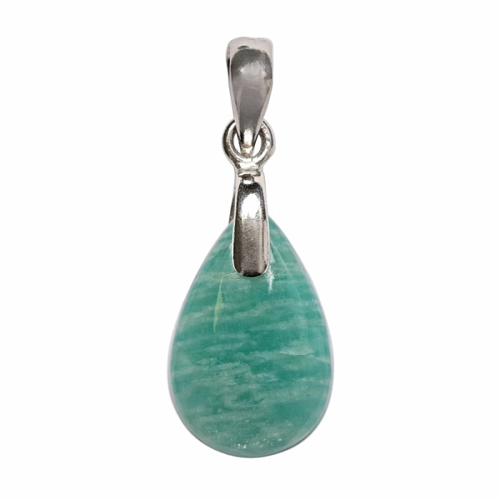 Amazonit přívěsek stříbro Ag 925 č. 6 - 2 cm