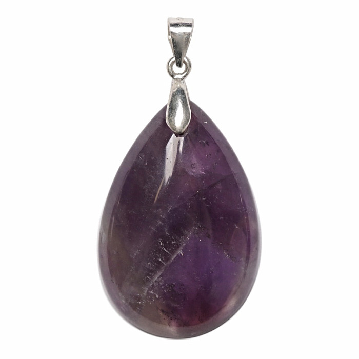 Ametyst přívěsek stříbro Ag 925 č. 18 - 3 cm