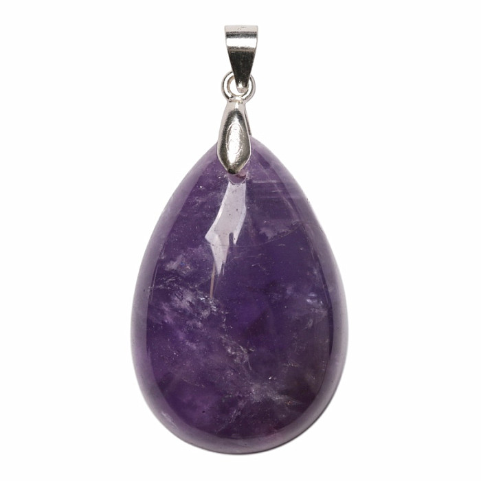 Ametyst přívěsek stříbro Ag 925 č. 20 - 3 cm