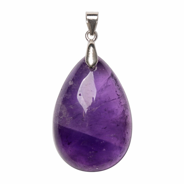 Ametyst přívěsek stříbro Ag 925 č. 21 - 3 cm