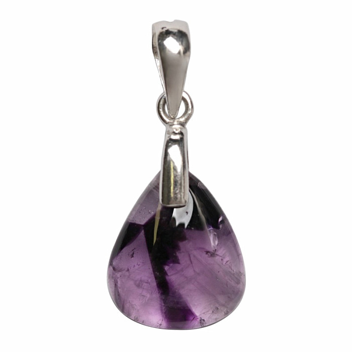Ametyst trapiche přívěsek stříbro Ag 925 č. 10 - 1