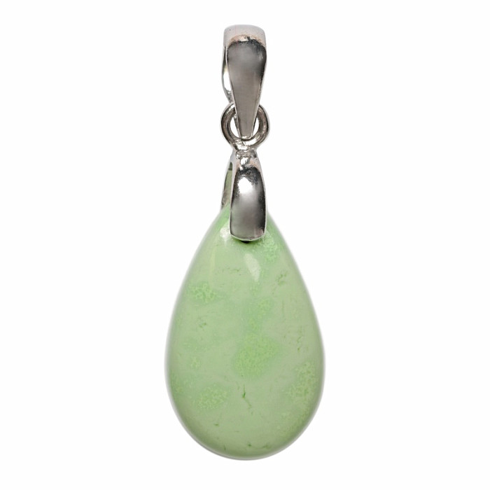 Chryzopras Lemon přívěsek stříbro Ag 925 č. 5 - 2