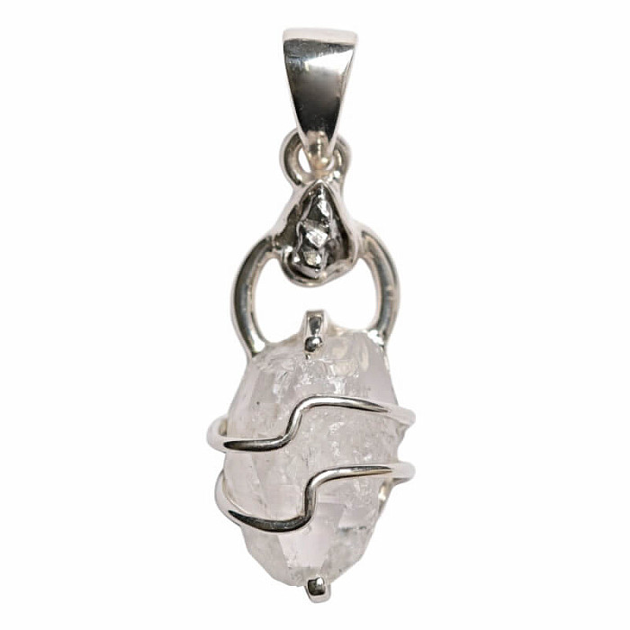 Designový přívěsek Herkimer diamant stříbro Ag 925 P285 - 2