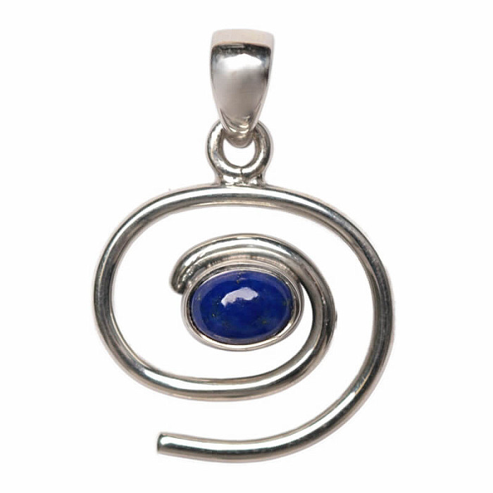 Designový přívěsek Lapis Lazuli stříbro Ag 925 P498 - 1