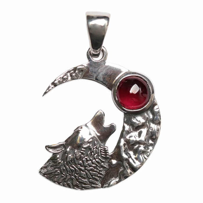 Designový přívěsek granát stříbro Ag 925 P252 - 2