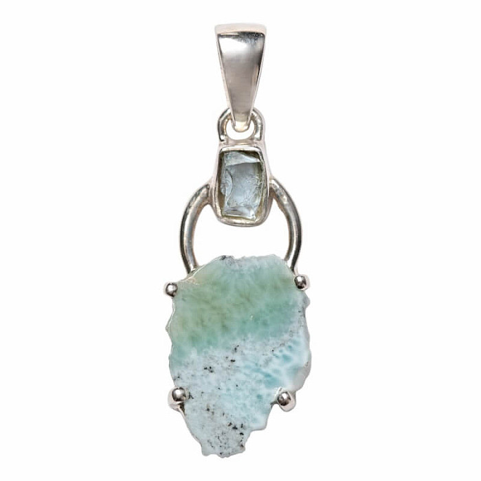 Designový přívěsek larimar stříbro Ag 925 P333 - 2