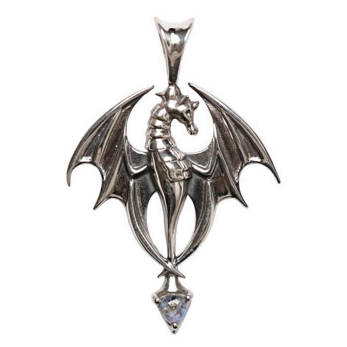 Designový přívěsek měsíční kámen duhový stříbro Ag 925 P92 - 2