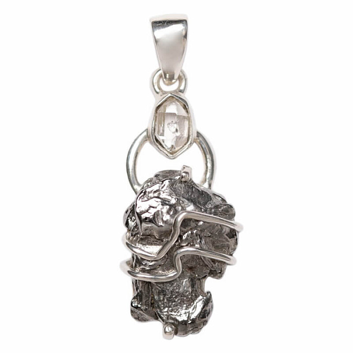 Designový přívěsek meteorit Campo del Cielo stříbro Ag 925 P315 - 2