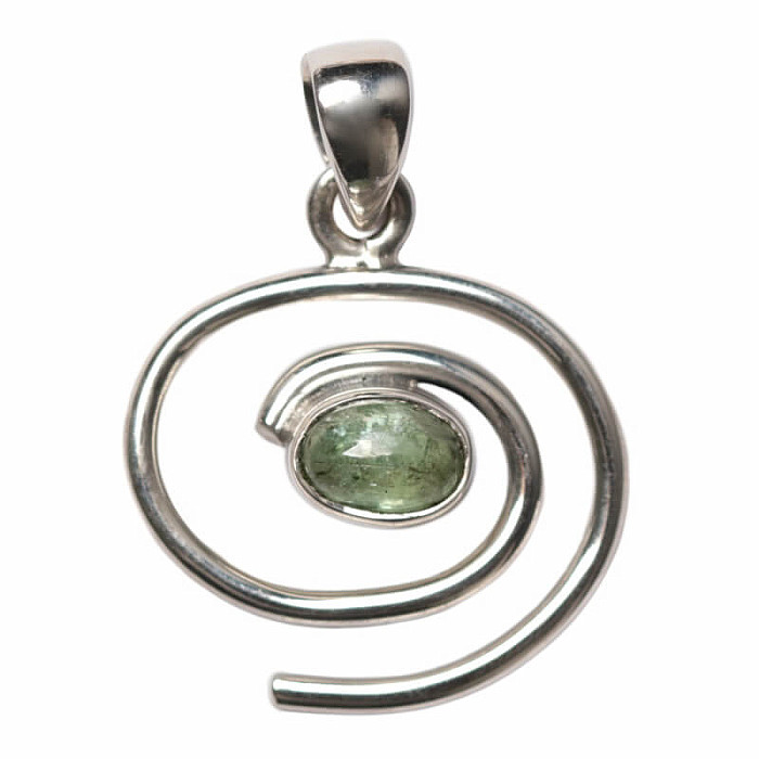Designový přívěsek olivín stříbro Ag 925 P486 - 1
