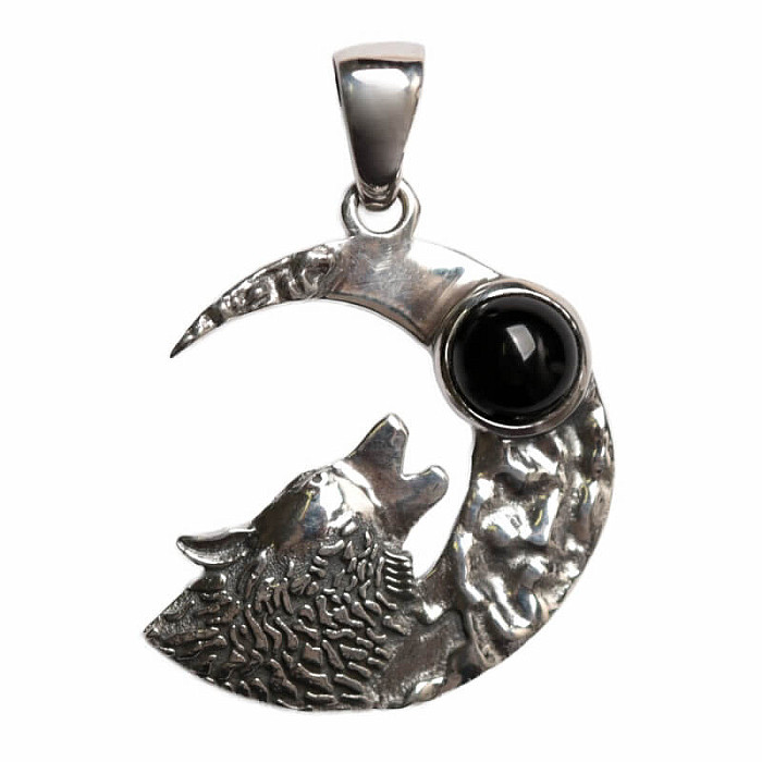 Designový přívěsek onyx stříbro Ag 925 P242 - 2