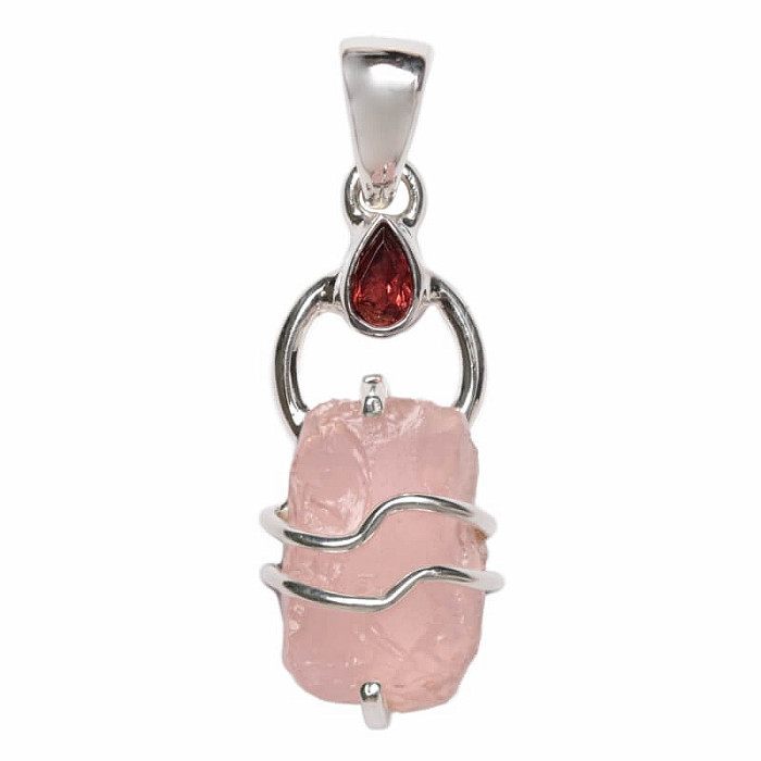 Designový přívěsek růženín stříbro Ag 925 P298 - 2