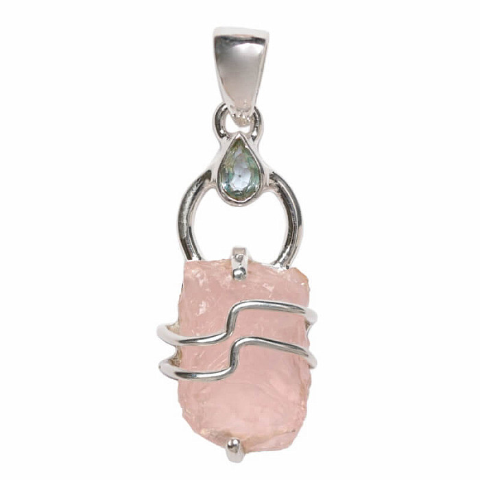 Designový přívěsek růženín stříbro Ag 925 P307 - 2